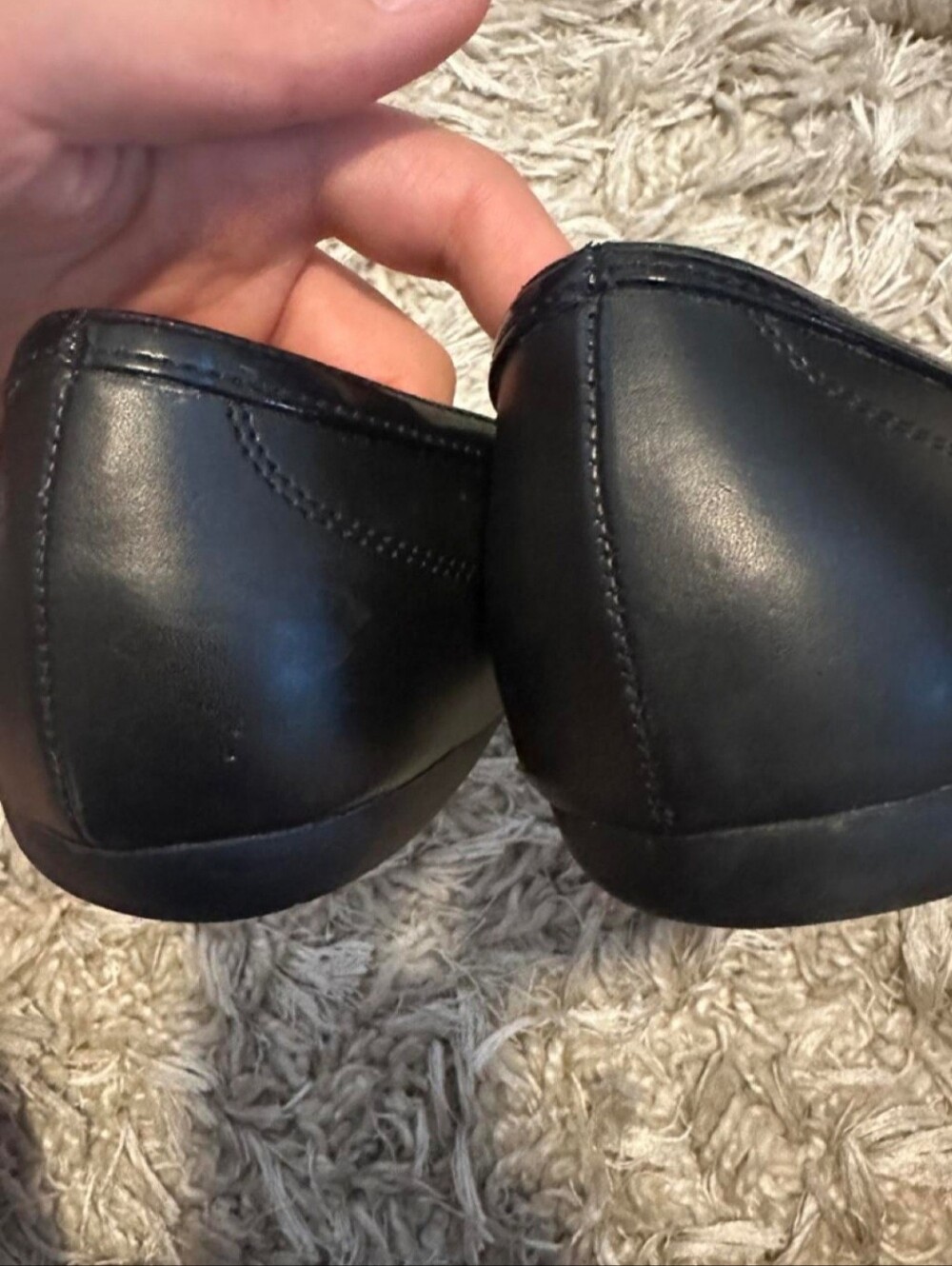 Brand Black Ballet Flats with Bow - Picture 3 of 4
